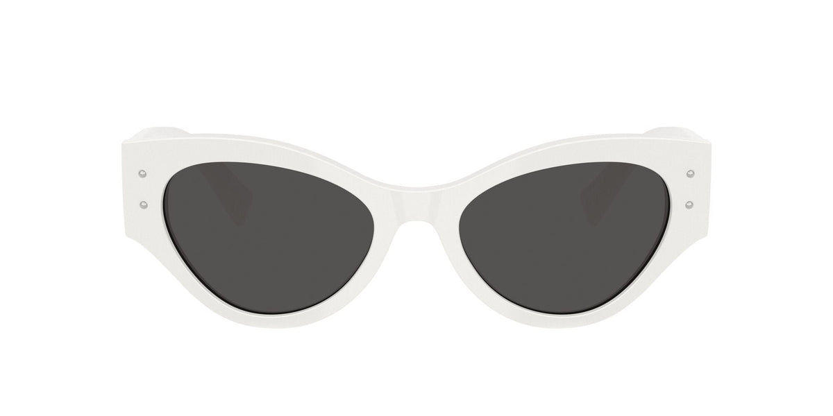 Dolce & Gabbana  0DG4480 331287 53 White/ Dark Grey - Blue Star Eyewear