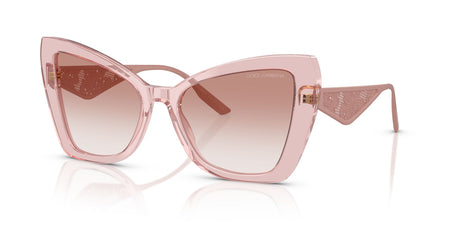 Dolce & Gabbana  0DG4489 322613 55 Transparent Powder Pink/ Clear Gradient Brown