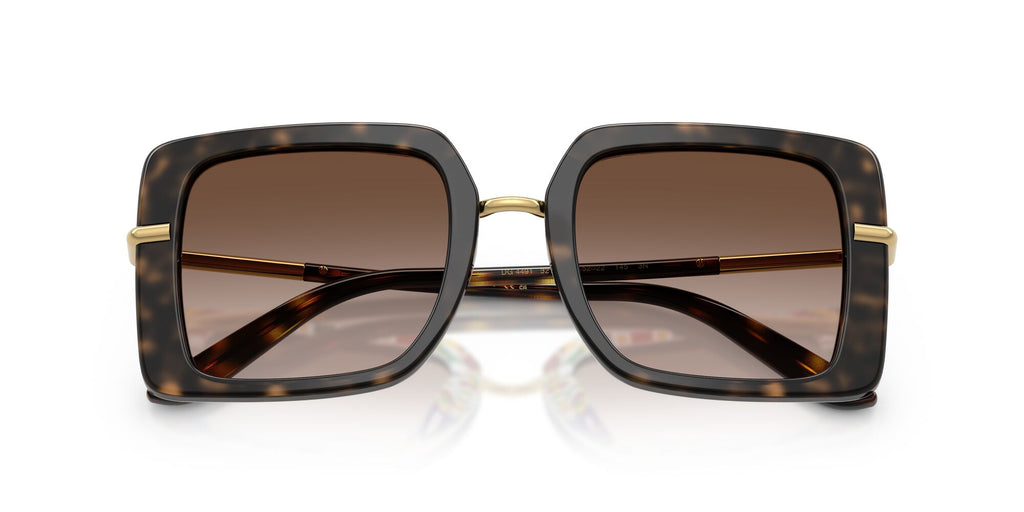 Dolce & Gabbana 0DG4491 321713 52 Havana On White Barrow/ Brown Gradient