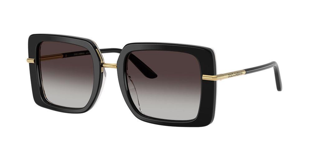 Dolce & Gabbana 0DG4491 32998G 52 Top Black On Leo/ Grey Gradient