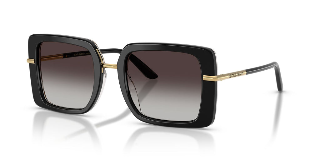 Dolce & Gabbana 0DG4491 32998G 52 Top Black On Leo/ Grey Gradient