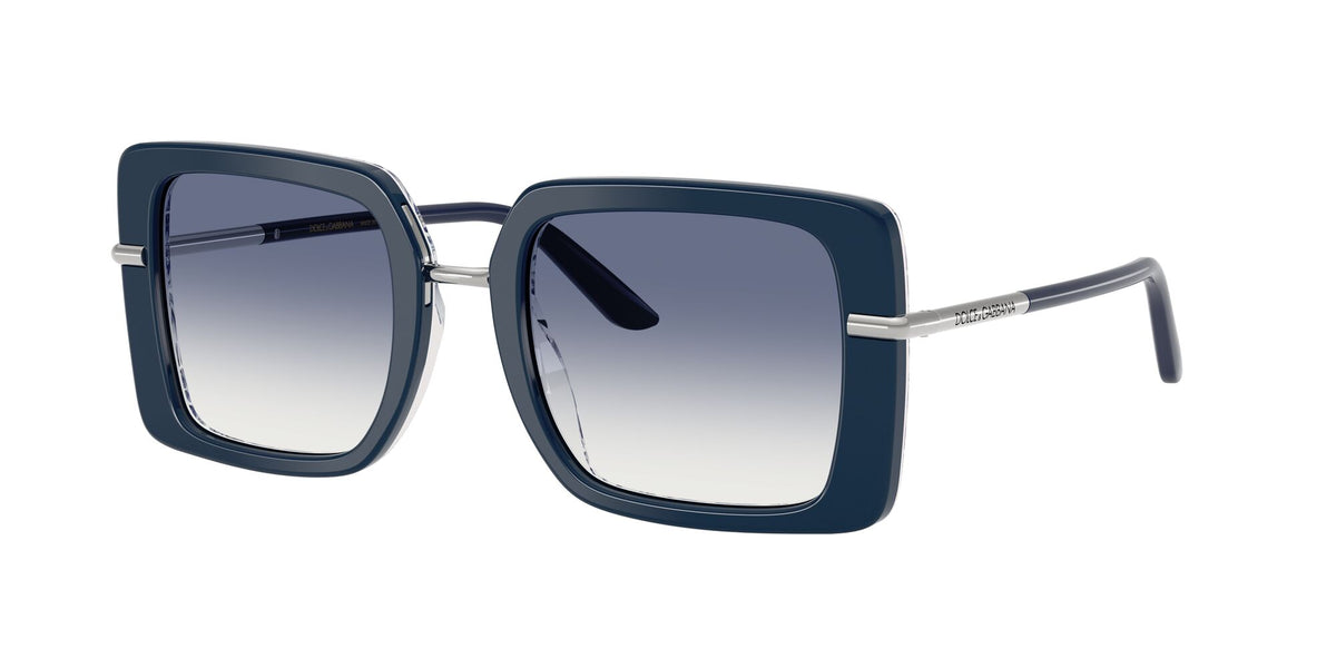 Dolce & Gabbana 0DG4491 341419 52 Blue On Blue Maiolica/ Clear Gradient Light Blue
