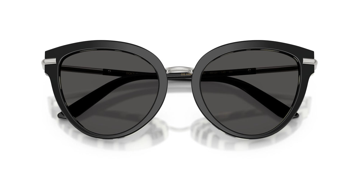 Dolce & Gabbana 0DG4492 33728G 55 Top Black On Zebra/ Dark Grey