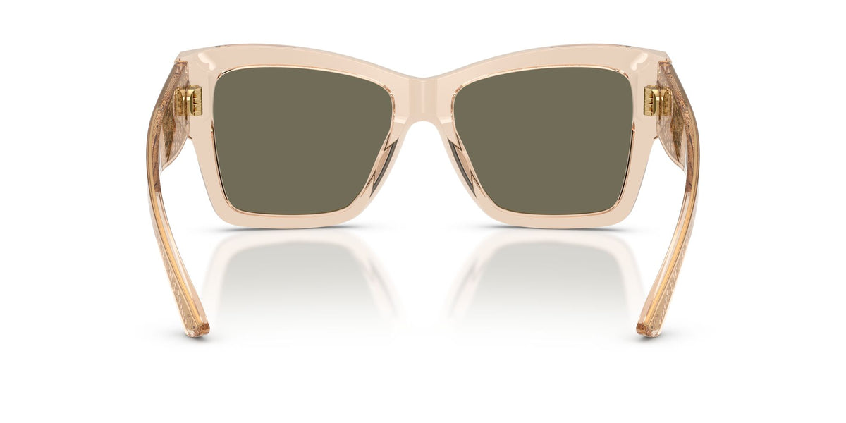 Dolce & Gabbana 0DG4493 343203 55 Transparent Camel/ Clear Mirror Real Yellow Gold