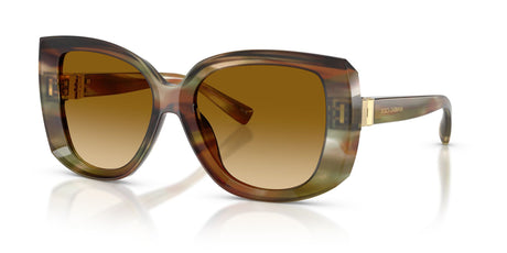 Dolce & Gabbana 0DG4495 34462L 56 Striped Ochre/ Light Yellow Gradient Light Brown