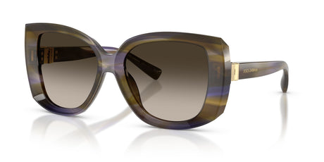 Dolce & Gabbana 0DG4495 344713 56 Striped Olive/ Brown Gradient