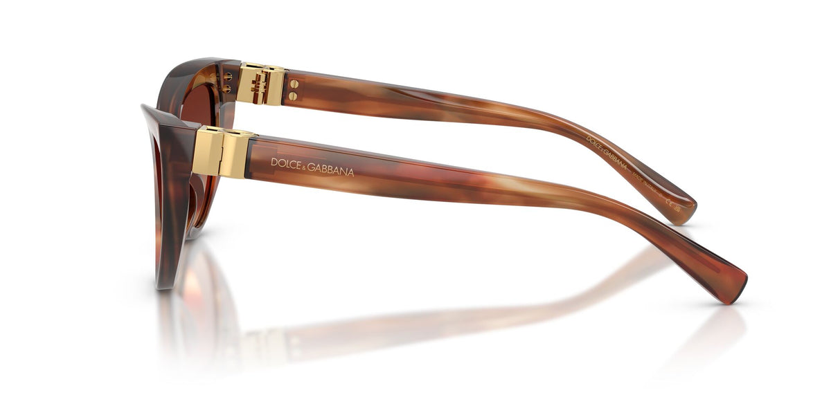 Dolce & Gabbana 0DG4497 322113 52 Striped Brown/ Gradient Brown