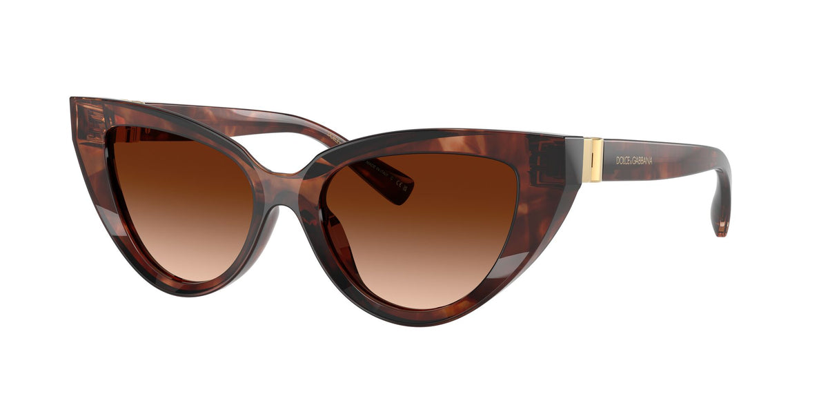 Dolce & Gabbana 0DG4497 322274 52 Dark Red Havana/ Brown Gradient