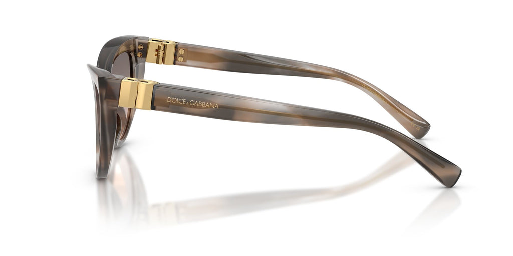 Dolce & Gabbana 0DG4497 34493B 52 Striped Grey/ Pink Gradient Grey