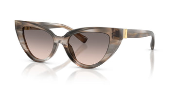 Dolce & Gabbana 0DG4497 34493B 52 Striped Grey/ Pink Gradient Grey