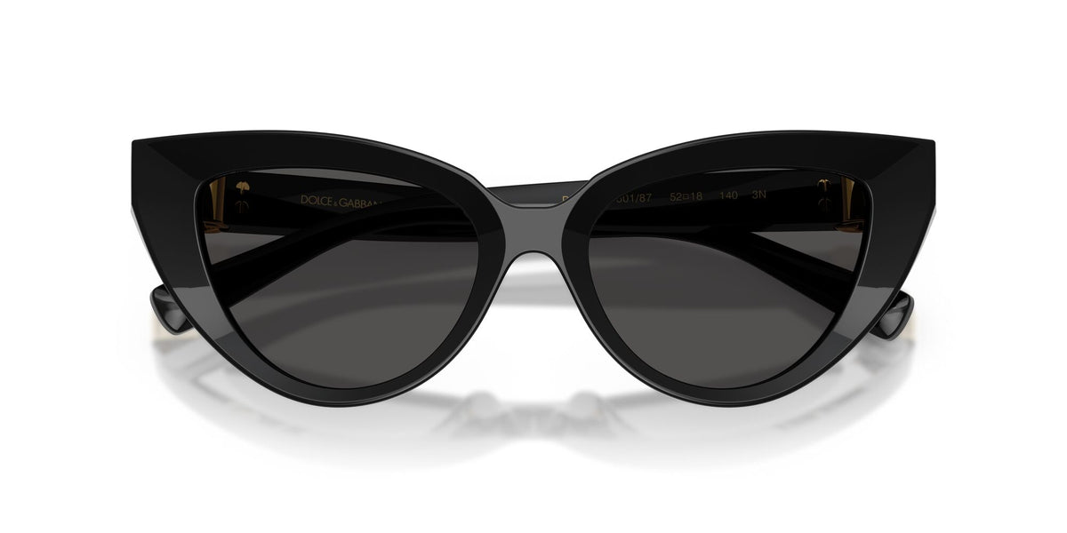 Dolce & Gabbana 0DG4497 501/87 52 Black/ Dark Grey