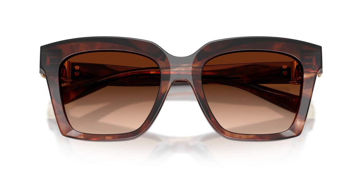 Dolce & Gabbana 0DG4498 322274 55 Dark Red Havana/ Brown Gradient
