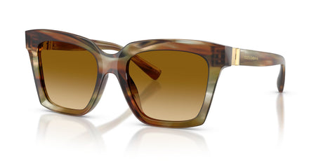 Dolce & Gabbana 0DG4498 34462L 55 Striped Ochre/ Light Yellow Gradient Light Brown