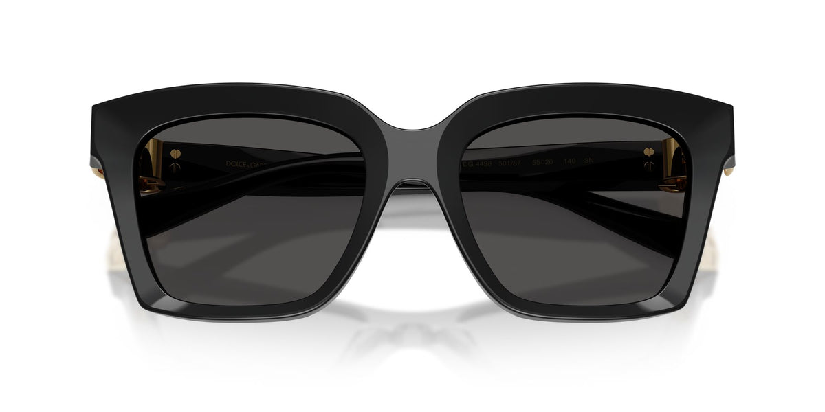 Dolce & Gabbana 0DG4498 501/87 55 Black/ Dark Grey