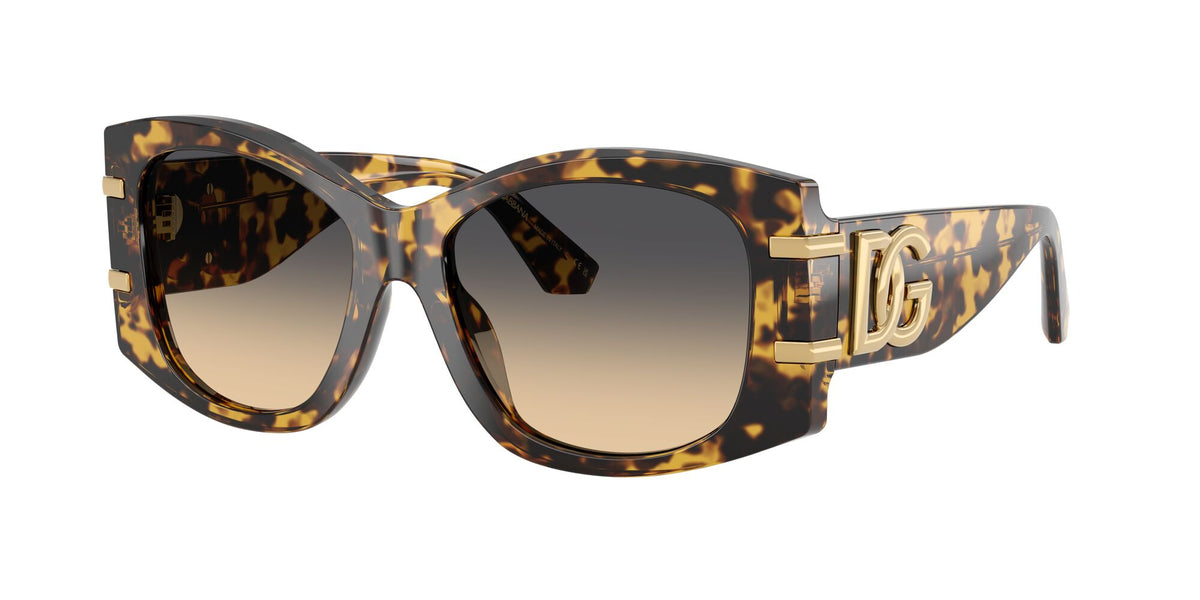 Dolce & Gabbana 0DG4501 33302Q 54 Yellow Havana/ Light Yellow Gradient Grey
