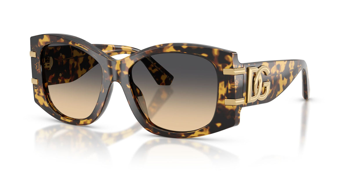 Dolce & Gabbana 0DG4501 33302Q 54 Yellow Havana/ Light Yellow Gradient Grey