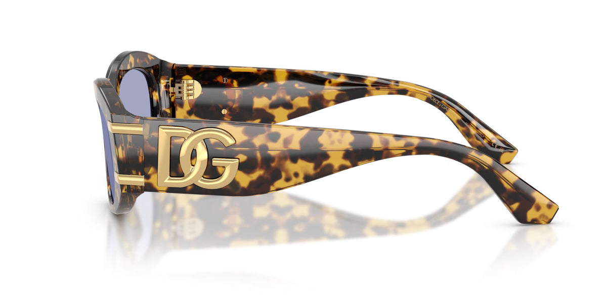 Dolce & Gabbana 0DG4502 33301A 55 Yellow Havana/ Violet