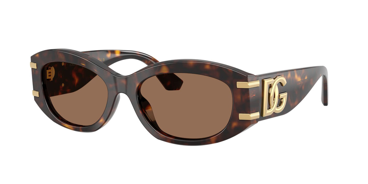 Dolce & Gabbana 0DG4502 502/73 55 Havana/ Dark Brown