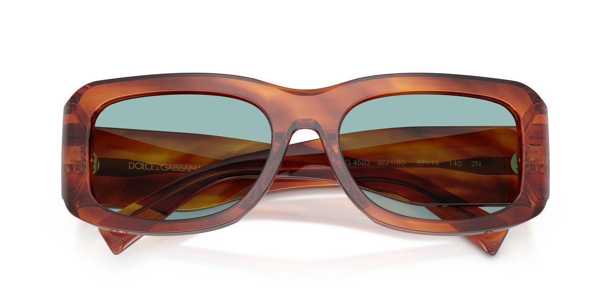 Dolce & Gabbana 0DG4503 322180 57 Striped Ginger/ Blue