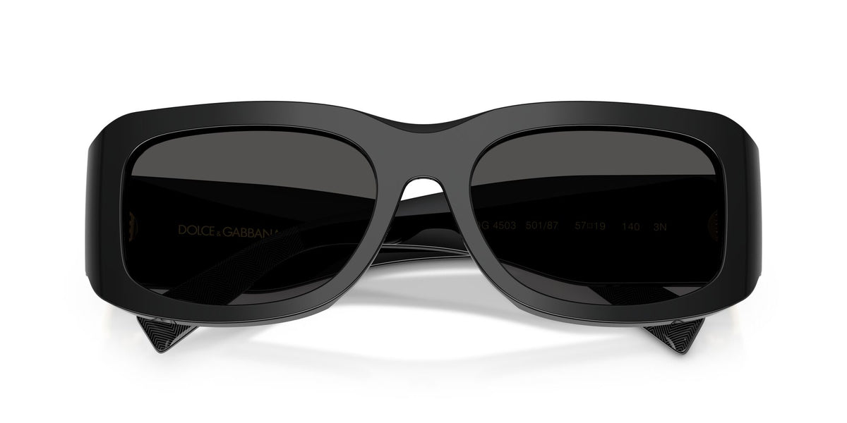 Dolce & Gabbana 0DG4503 501/87 57 Black/ Dark Grey