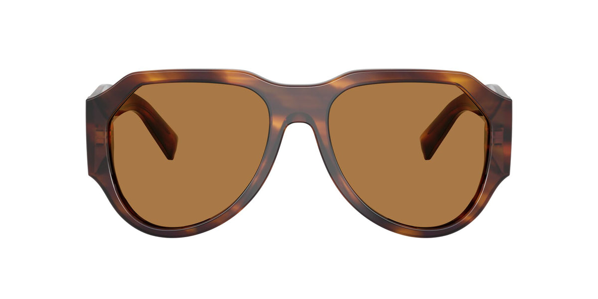 Dolce & Gabbana 0DG4504 306373 58 Striped Brown/ Bronze