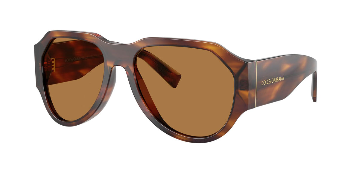 Dolce & Gabbana 0DG4504 306373 58 Striped Brown/ Bronze