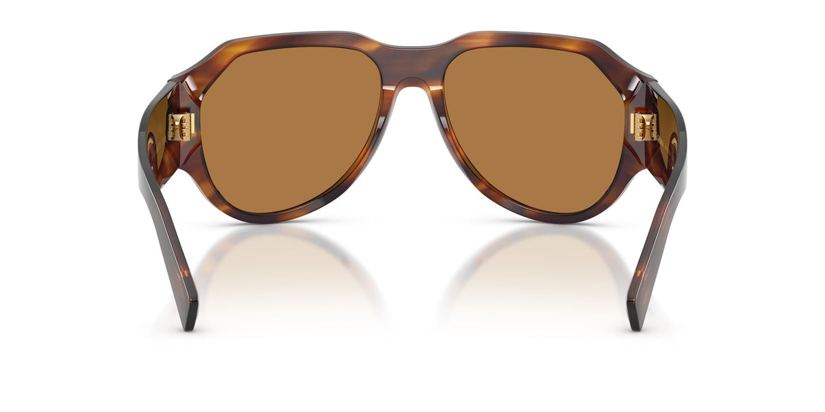 Dolce & Gabbana 0DG4504 306373 58 Striped Brown/ Bronze