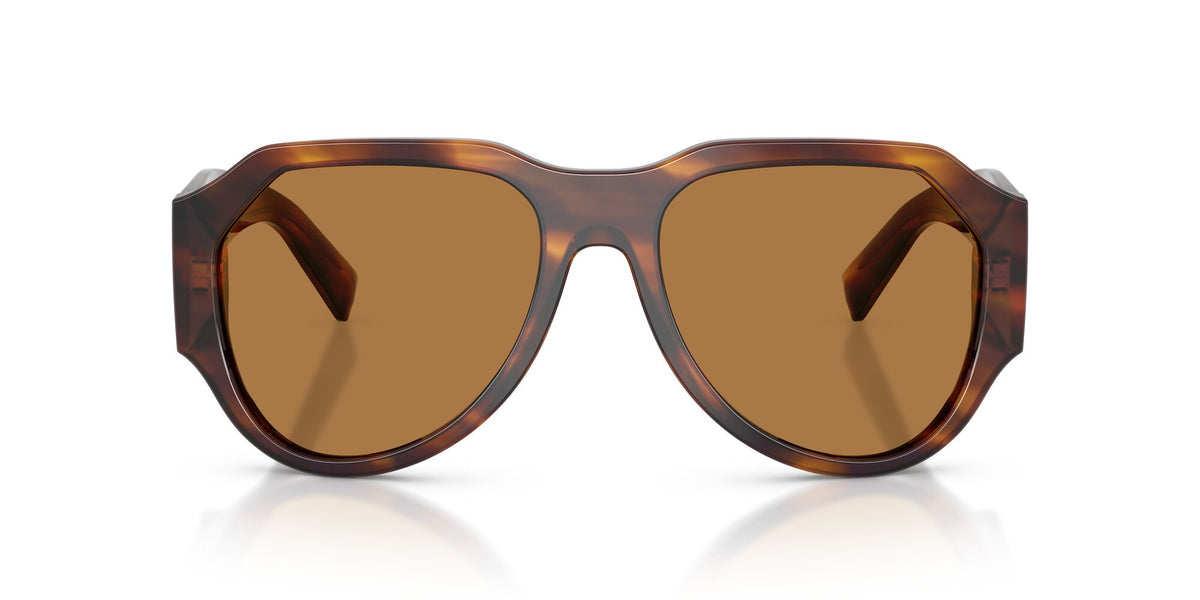 Dolce & Gabbana 0DG4504 306373 58 Striped Brown/ Bronze