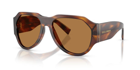 Dolce & Gabbana 0DG4504 306373 58 Striped Brown/ Bronze