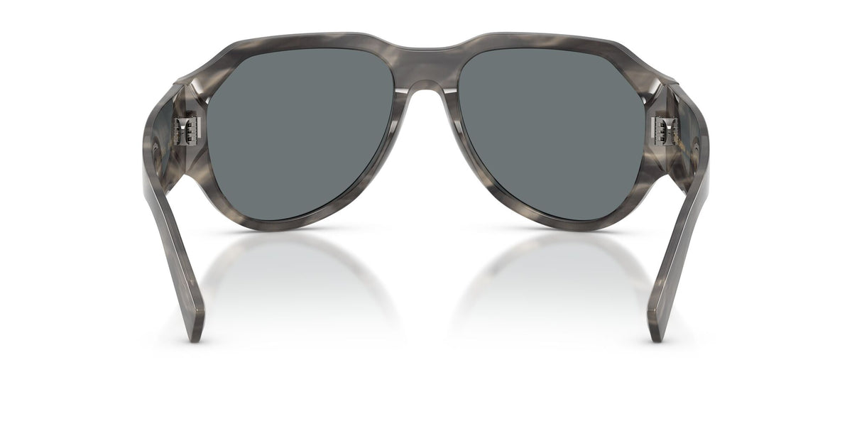Dolce & Gabbana 0DG4504 319980 58 Striped Grey/ Dark Blue