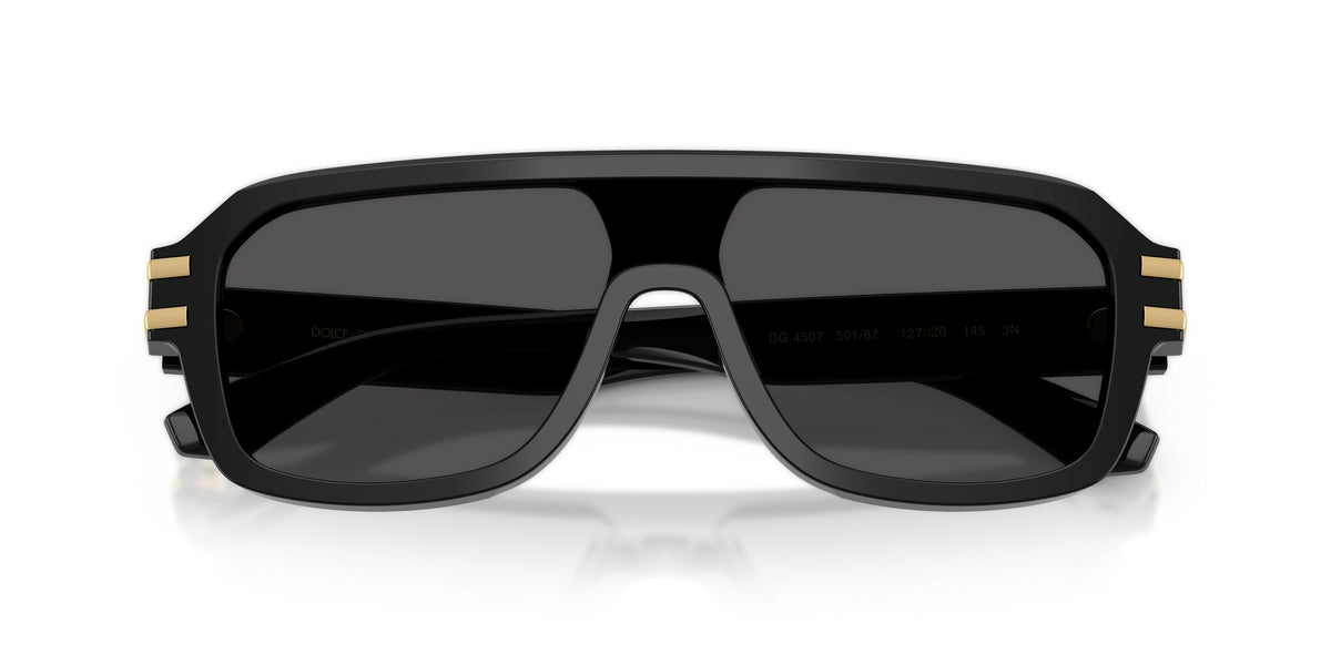 Dolce & Gabbana 0DG4507 501/87 27 Black/ Dark Grey