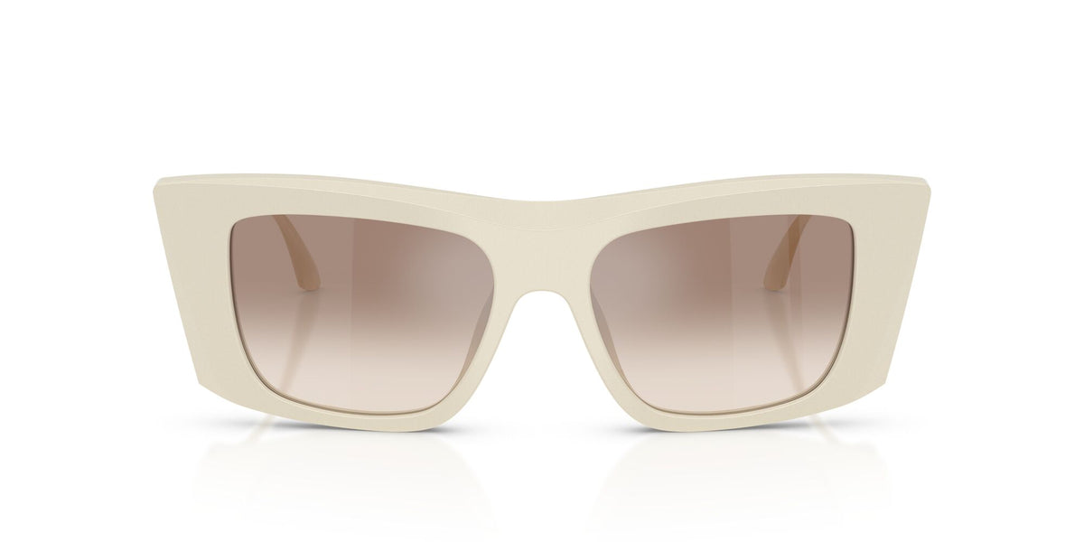 Dolce & Gabbana 0DG4510 331294 51 Cream/ Clear Gradient Brown Mirror Silver