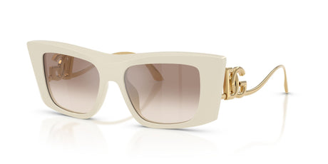 Dolce & Gabbana 0DG4510 331294 51 Cream/ Clear Gradient Brown Mirror Silver