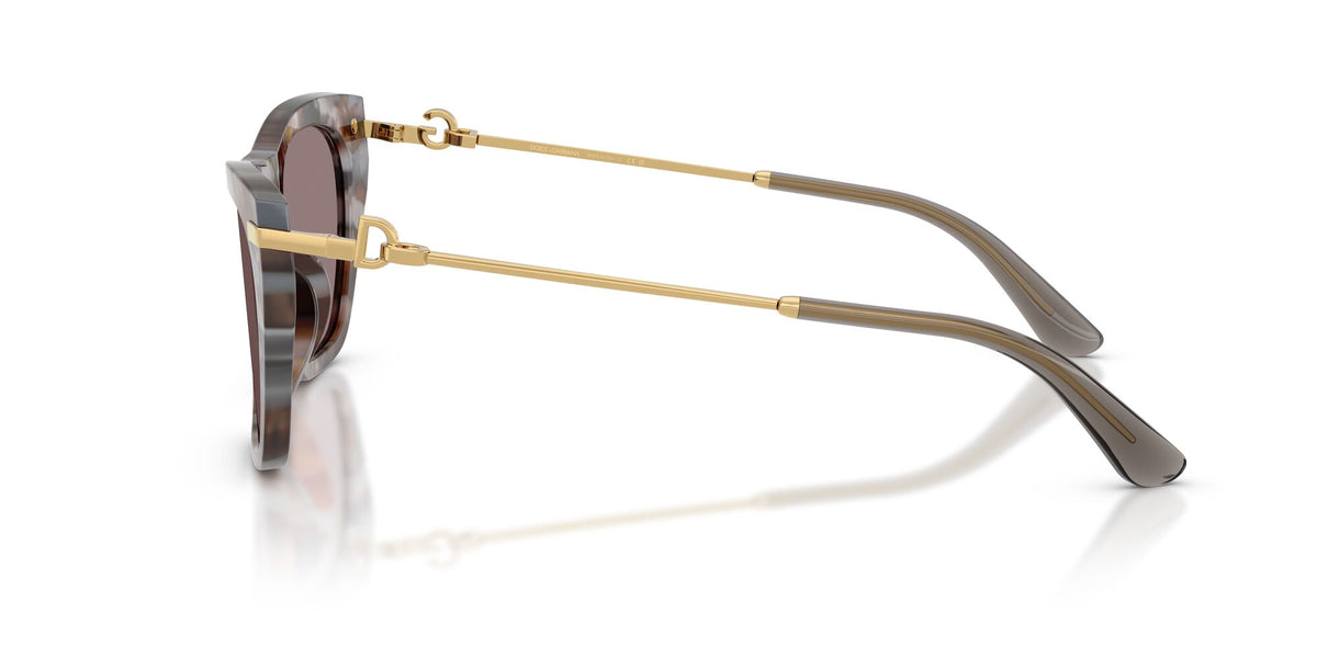 Dolce & Gabbana 0DG4511 34457N 55 Havana Grey/ Dark Purple