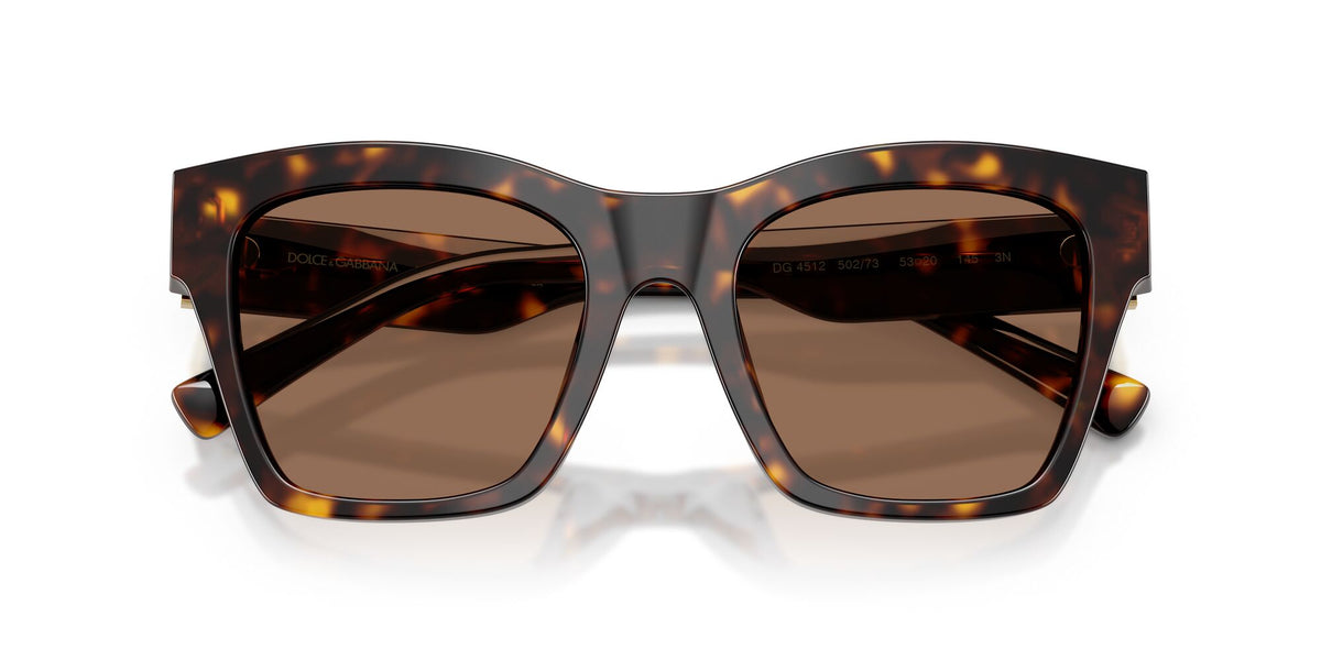 Dolce & Gabbana 0DG4512 502/73 53 Havana/ Dark Brown