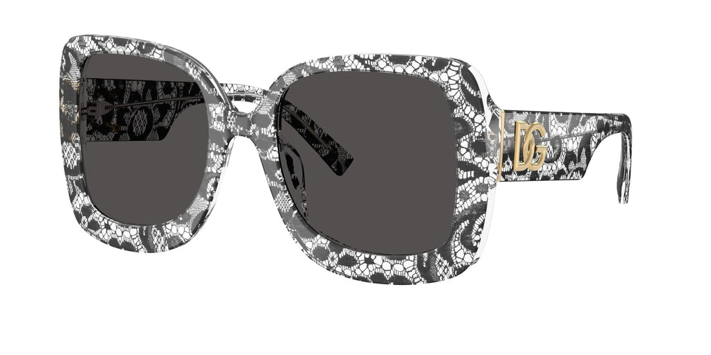 Dolce & Gabbana 0DG4513 328787 55 Black Lace/ Dark Grey