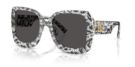 Dolce & Gabbana 0DG4513 328787 55 Black Lace/ Dark Grey