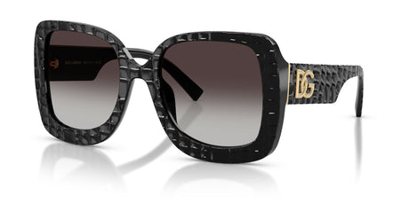 Dolce & Gabbana 0DG4513 32888G 55 Black Texture Cocco/ Grey Gradient