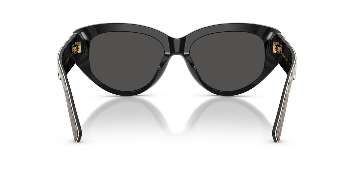 Dolce & Gabbana 0DG4514 316387 55 Leo Brown On Black/ Dark Grey