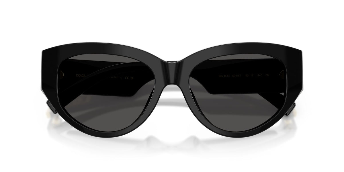 Dolce & Gabbana 0DG4514 501/87 55 Black/ Dark Grey