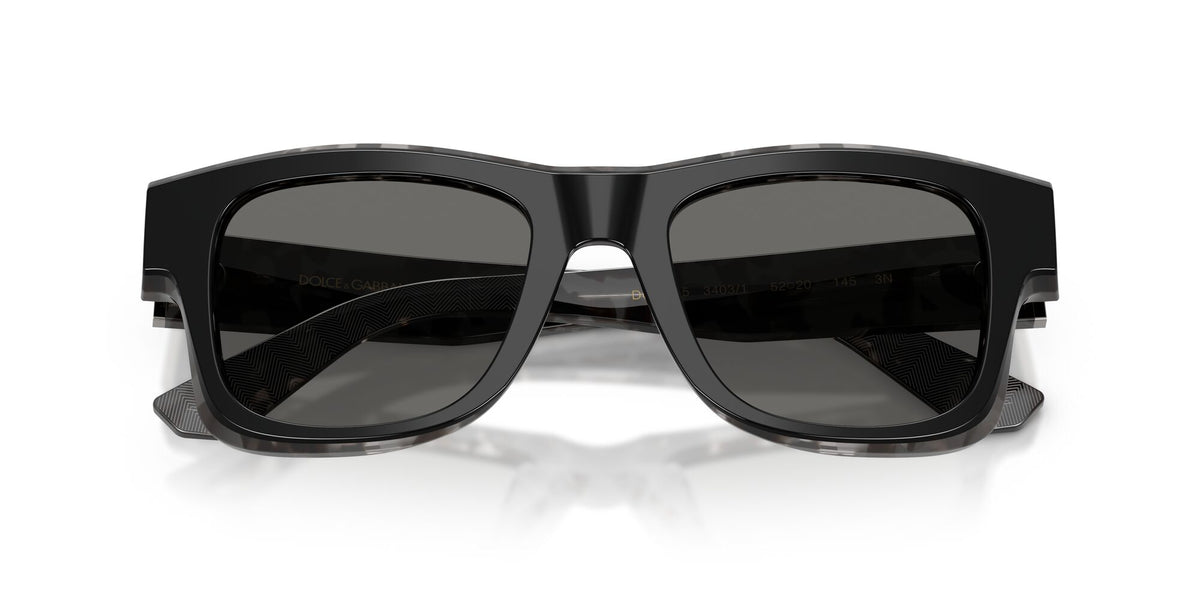 Dolce & Gabbana 0DG4515 3403/1 52 Black On Grey Havana/ Grey