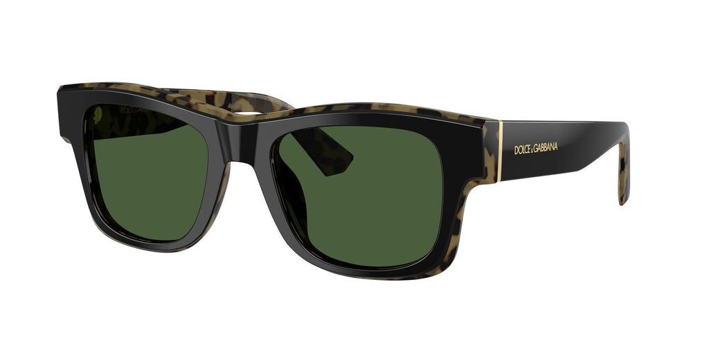 Dolce & Gabbana 0DG4515 340471 52 Black On Yellow Havana/ Dark Green