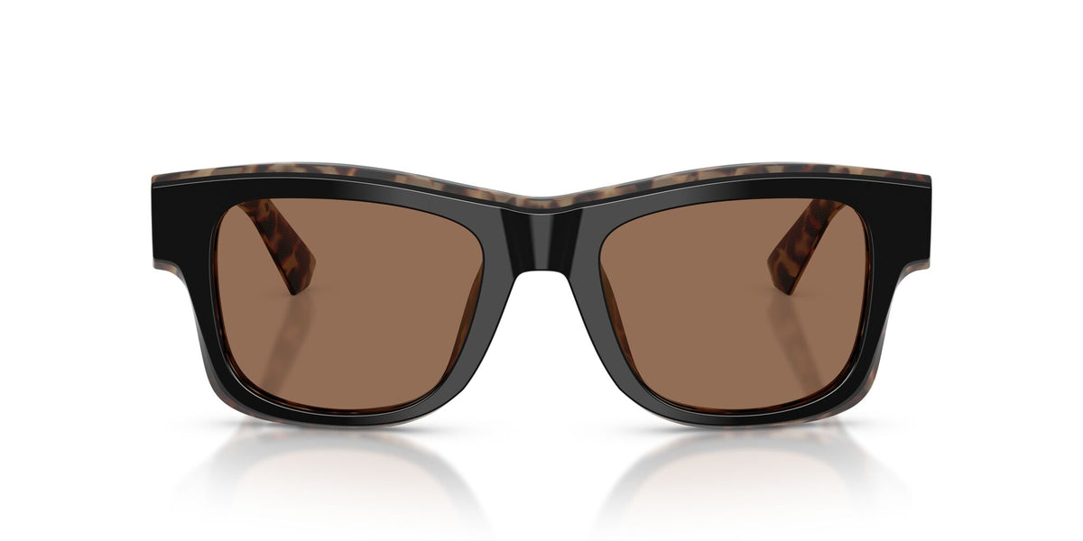 Dolce & Gabbana 0DG4515 341773 52 Black On Red Havana/ Dark Brown