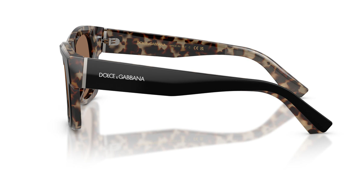 Dolce & Gabbana 0DG4515 341773 52 Black On Red Havana/ Dark Brown