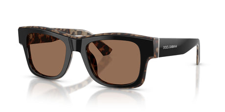 Dolce & Gabbana 0DG4515 341773 52 Black On Red Havana/ Dark Brown