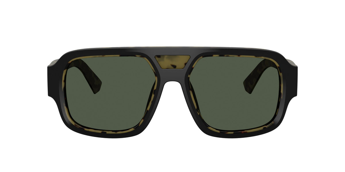 Dolce & Gabbana 0DG4516 34049A 55 Black On Yellow Havana/ Dark Green Polar