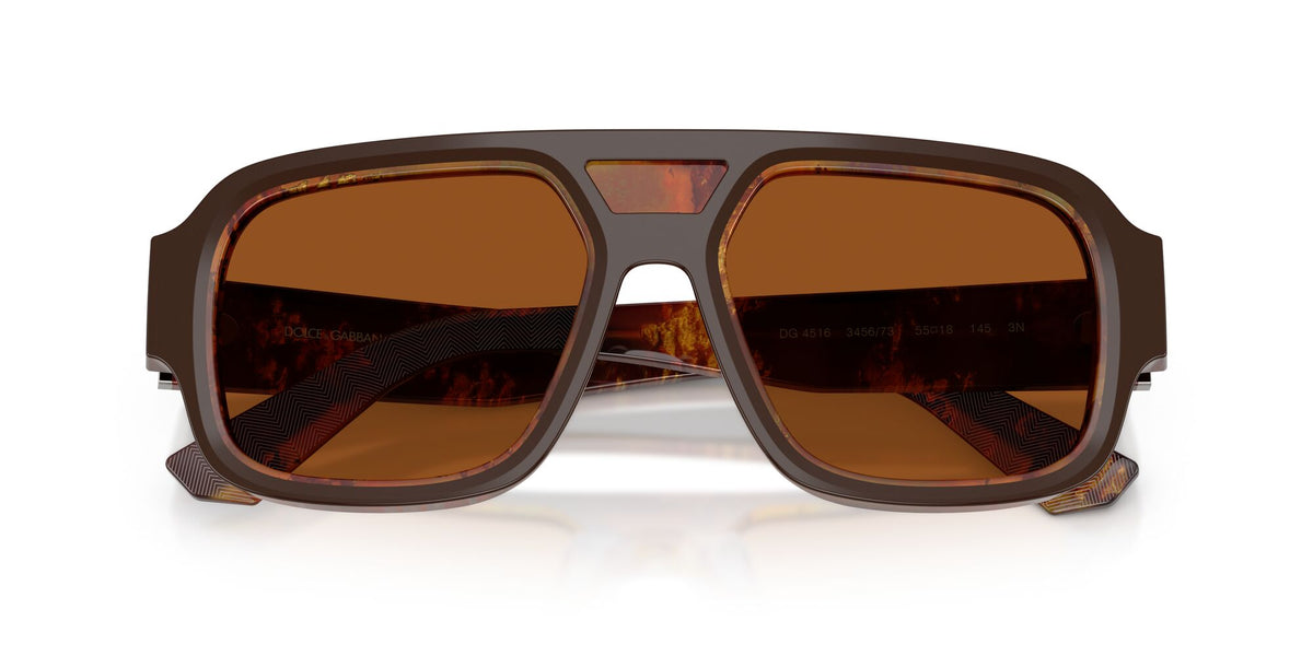 Dolce & Gabbana 0DG4516 345673 55 Top Brown/Pearl Gold & Brown/ Dark Brown