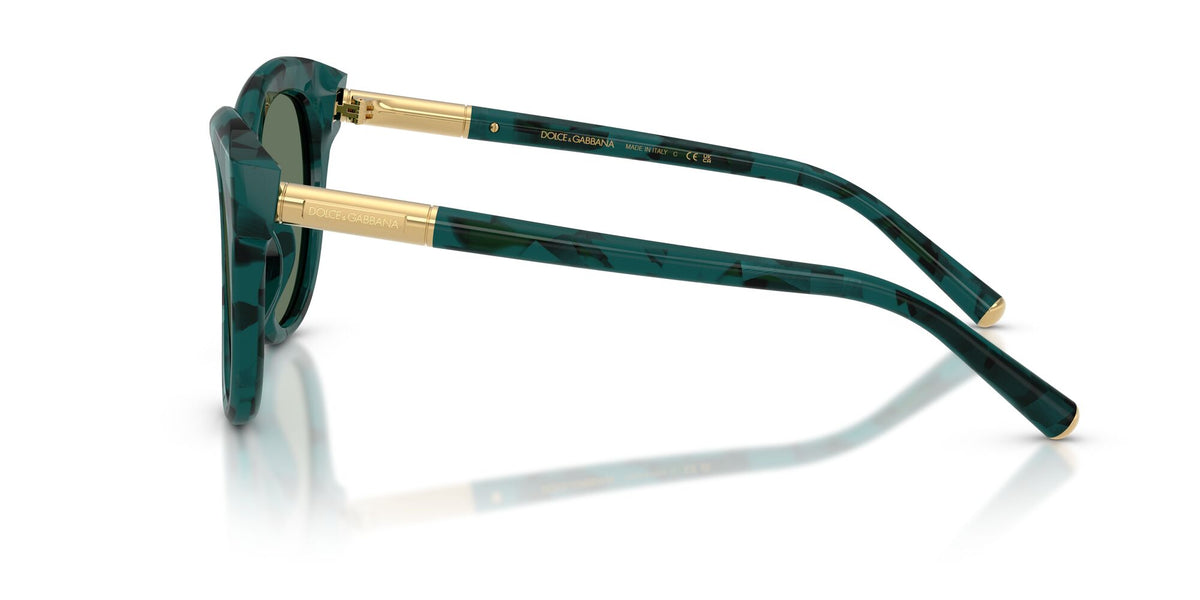 Dolce & Gabbana 0DG4518 3460/2 52 Pearl Havana Petroleum/ Dark Green