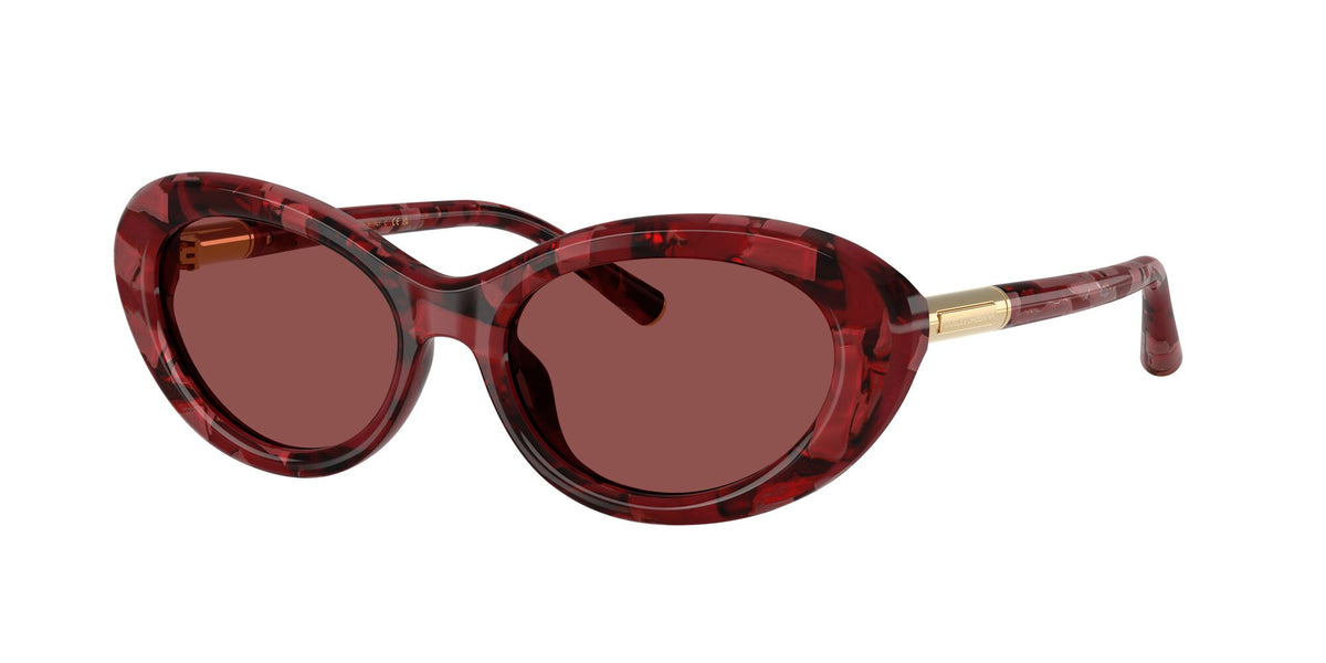 Dolce & Gabbana 0DG4519 346375 54 Pearl Havana Red/ Dark Violet