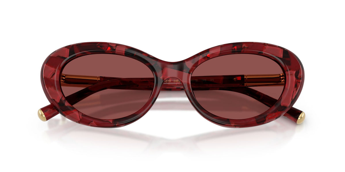 Dolce & Gabbana 0DG4519 346375 54 Pearl Havana Red/ Dark Violet